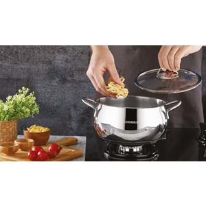 Kahramanlar 24X14 Elit Çelik Tencere 2051