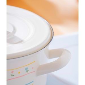 Acar Made With Love Düz Kısa Tırtıklı 20 cm Tencere 7705