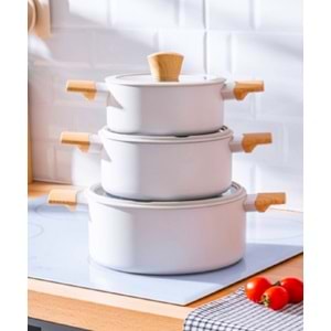 Acar Ultimate Pro 6 Parça Seramik Tencere Seti 6773