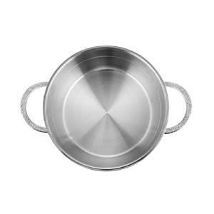 Nehir Silver Mat Trend 18 Cm Derin Çelik Tencere