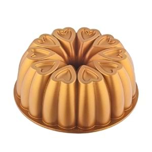 Amboss Ametist 26 Cm Döküm Kek Kalıbı Gold AME-7722