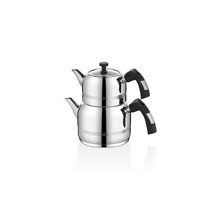 Oms 8090-L indüksiyon uyumlu Çaydanlık Takımı Sade