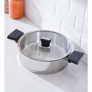 Acar Orkide 16 Parça Silindir Tencere Seti 8495