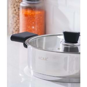 Acar Orkide 16 Parça Silindir Tencere Seti 8495