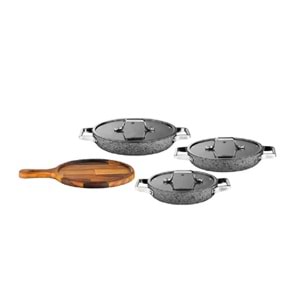 Brioni Yanmaz-Yapışmaz 3 lü Sahan Seti SH-110101