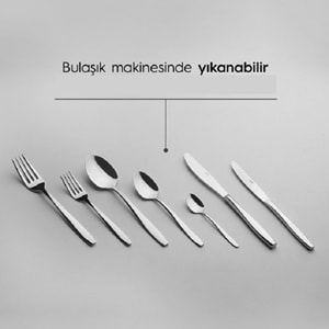 Nehir Sahra 72 Parça Çatal Kaşık Bıçak Takımı