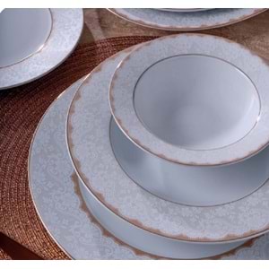 Güral Porselen 54 Parça 12 Kişilik Porselen Yemek Takımı YT9305708