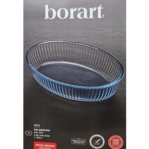 Borart Büyük Oval Tepsi Borcam Optikli 45474