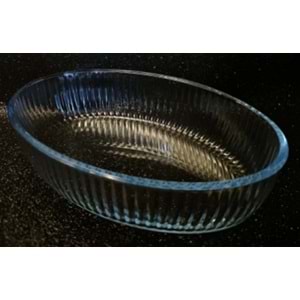 Borart Büyük Oval Tepsi Borcam Optikli 45474