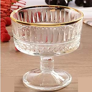 Paşabahçe Elysia Golden 2 li Ayaklı Sunum Kasesi 51749