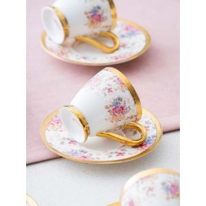 Acar Francis 6 Kişilik Kahve Fincanı Takımı 90 ML 6919