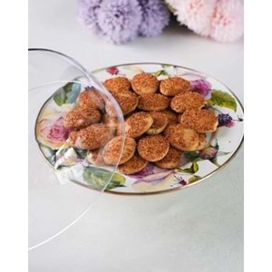 Miss Betty Rose Deluxe Emaye Ayaklı 30 Cm Kek Fanusu 16895-07