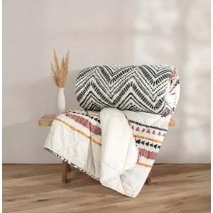 Cotton Box Velvet Çift Kişilik Yorgan Felix Bej