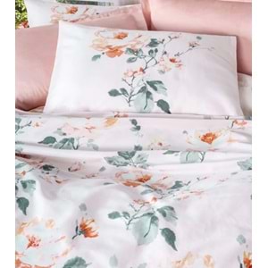 Cotton Box Saten Çift Kişilik Nevresim Takımı Verna Pudra