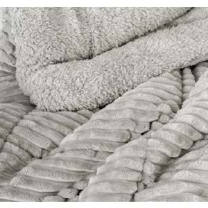 Cotton Box Wave Tek Kişilik Yorgan Gri 155x215 cm