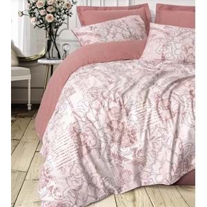 Cotton Box Dual Ranforce Livara Gül Kurusu Tek Kişilik Nevresim Takımı