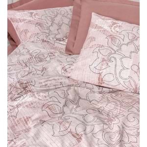 Cotton Box Dual Ranforce Livara Gül Kurusu Tek Kişilik Nevresim Takımı