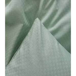 Cotton Box Plaid Ranforce Adaçayı Tek Kişilik Nevresim Takımı