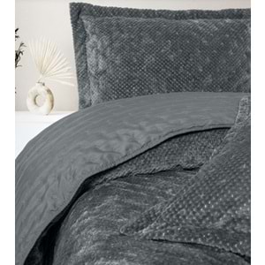 Cotton Box Softnest Boleta Gri Çift Kişilik Yatak Örtüsü