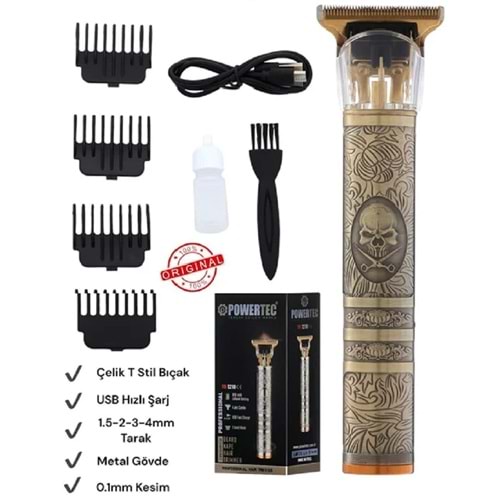 Powertec TR-1210 Lazer-Epilasyon Öncesi Tüm Vücut Tıraş Makinesi