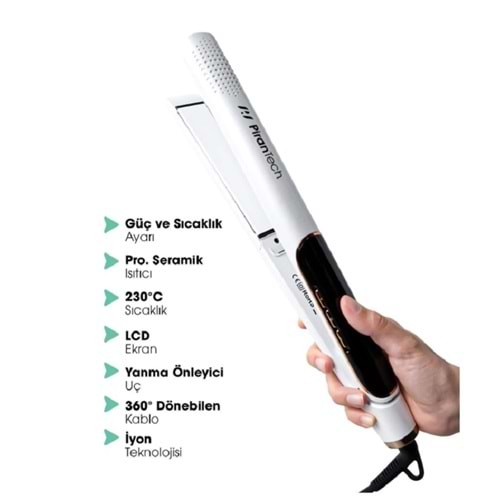 Pirantech Saç Düzleştirici TA-2638