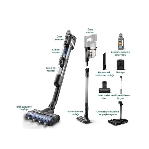 Philips AquaTrio Islak&Kuru Kablosuz Dikey Süpürge XW9463-11