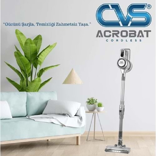 Cvs DN4731 Kablosuz Katlanır Şarjlı Dijital Dik Süpürge