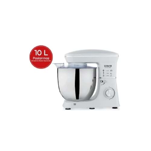 Schafer Prochef Maksi Stand Mixer 10 LT Beyaz 25014-BYZ01