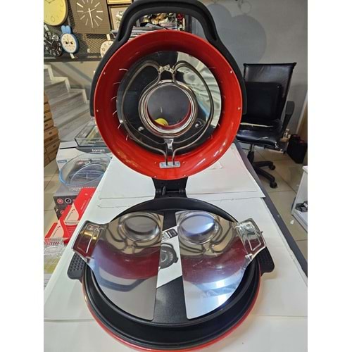 Lorenzo Pietra 12 in 1 Çok Amaçlı Pizza Makinesi Kırmızı LRZ-1119