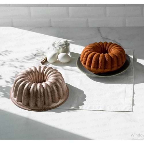 Nehir Açelya RoseGold Döküm Kek Kalıbı 26 cm M01005G
