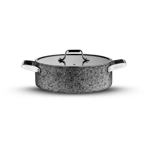 Brioni Stone-H 26 cm Çizilmez Yanmaz Yapışmaz Basık Tencere SH-124