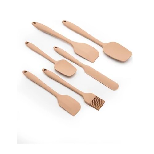 Menba 6 Parça Silikon Mutfak Seti Pembe MNB0261