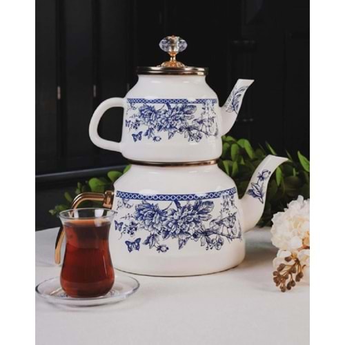 Miss Betty Emaye Çaydanlık Takımı Blue Life 8324-01