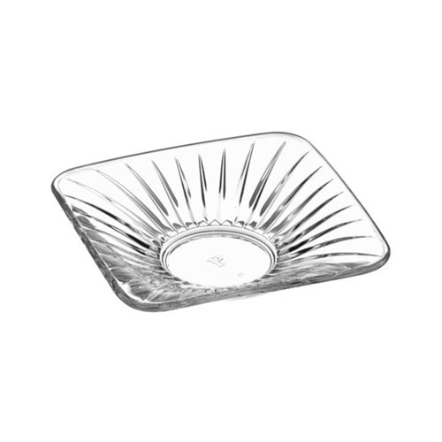 Paşabahçe 54321 Cay Tabagı Kare Gravüllü