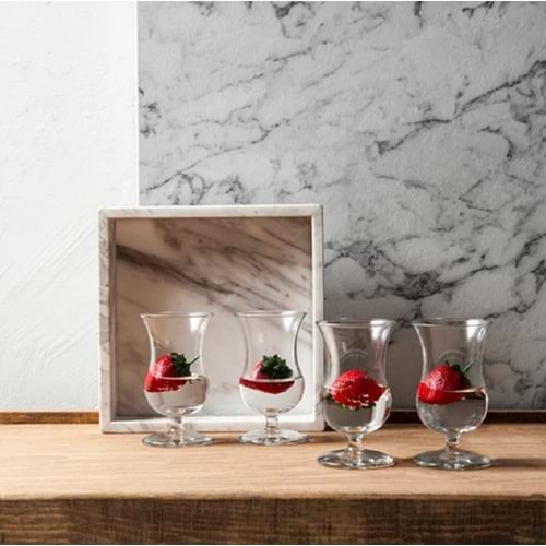 Paşabahçe 440221 Gala 4 lü Ayaklı Bardak 125 ML
