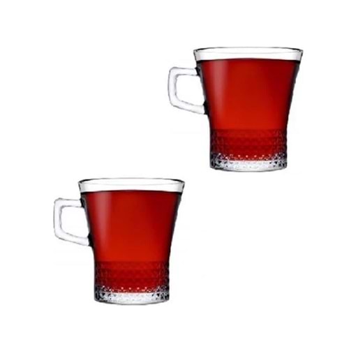 Paşabahçe Kuvars 2 li Kulplu Çay Bardağı 55703