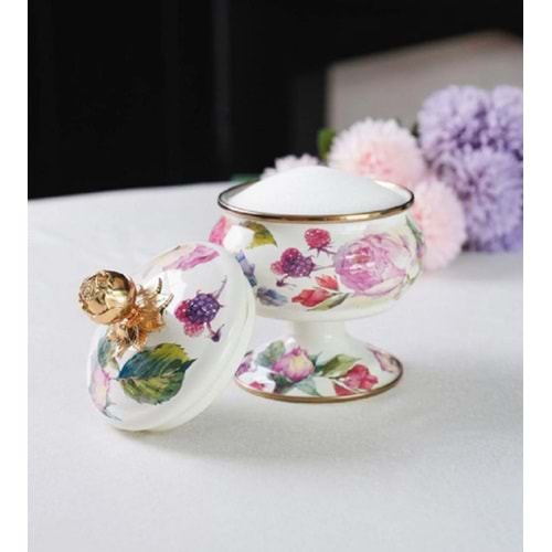 Miss Betty Rose Deluxe Ayaklı Emaye Şekerlik 18 Cm 16895-02