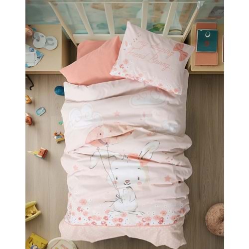Cotton box Bebek Nevresim Takımı Rapeti Somon