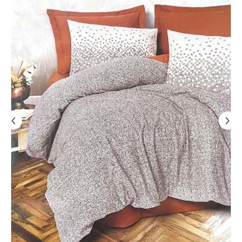 Cotton Box Minimal Çift Kişilik Nevresim Takımı Oyster Tarçın