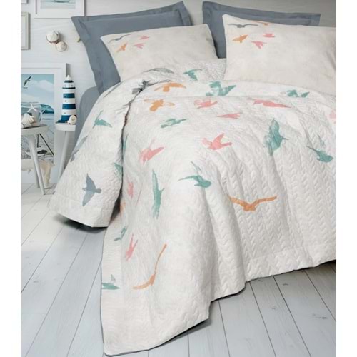 Cotton Box Maritime Tek Kişilik Complete Set Kaija Mavi