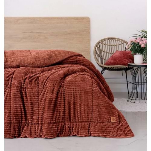 Cotton Box Wave Çift Kişilik Yorgan Tarçın 195x215 cm