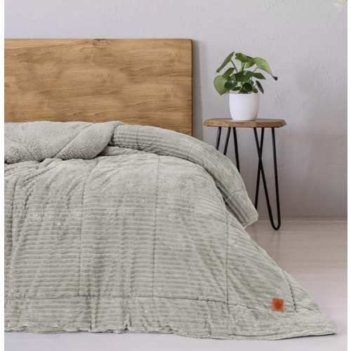 Cotton Box Wave Çift Kişilik Yorgan Gri 195x215 cm