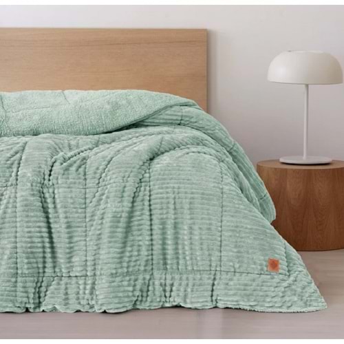 Cotton Box Wave Tek Kişilik Yorgan Adaçayı 155x215 cm