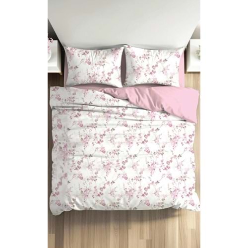 Cotton Box Fixbox Ranforce Çift Kişilik Çarşafı Lastikli Nevresim Takımı Ruit Karamel
