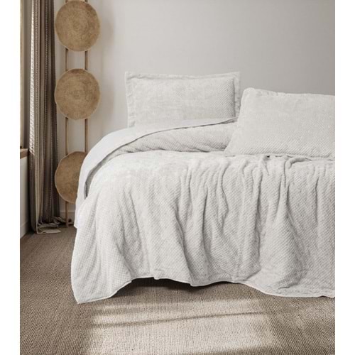 Cotton Box Softnest Boleta Taş Çift Kişilik Yatak Örtüsü