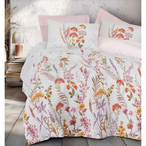 Cotton Box Modeline Lilura Pembe Çift Kişilik Complete Set