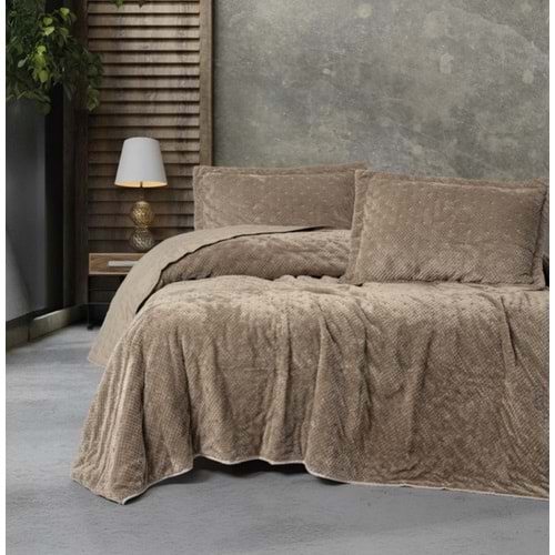 Cotton Box Softnest Boleta Bej Tek Kişilik Yatak Örtüsü