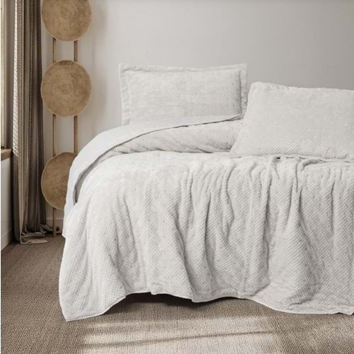 Cotton Box Softnest Boleta Taş Tek Kişilik Yatak Örtüsü