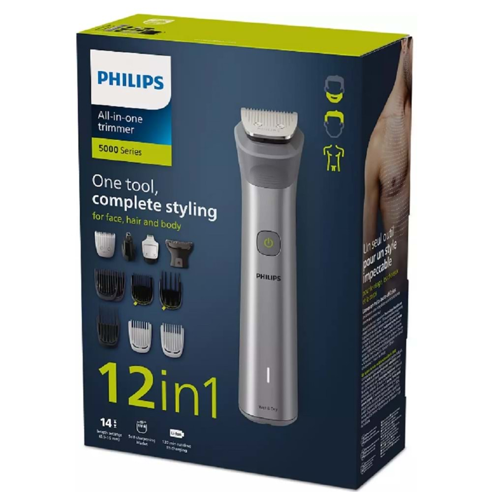 Philips All-in-One 12 si Bir Arada Trimmer Series 5000 MG5950-15