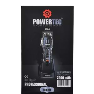 Powertec TR-8700 Saç Tıraş Makinesi Siyah